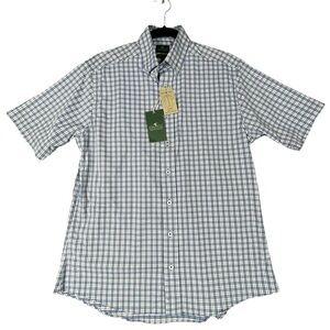 GenTeal Stoneman Button Down Short Sleeve Performance Untuck Sport Shirt NWT - S